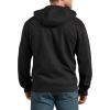 Dickies mens Big Tall Full Zip Fleece Hoodie(Black)
