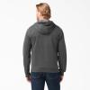 Dickies mens Big Tall Full Zip Fleece Hoodie(Dark Heather)