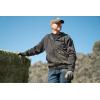 Dickies mens Big Tall Full Zip Fleece Hoodie(Dark Heather)
