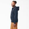 Dickies mens Big Tall Full Zip Fleece Hoodie(Dark Navy)
