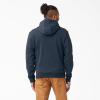 Dickies mens Big Tall Full Zip Fleece Hoodie(Dark Navy)
