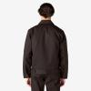 Dickies mens Insulated Eisenhower Front-zip Jacket(Dark Brown)