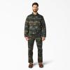 Dickies mens Insulated Eisenhower Front-zip Jacket(Hunter Green Camo)