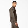 Dickies mens Insulated Eisenhower Front-zip Jacket(Mushroom)