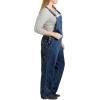Dickies womens Plus Size Denim Bib Overall(Medium Stonewash)