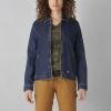 Dickies womens Warming Temp-iq Flex Denim Eisenhower Jacket(Medium Stonewash)