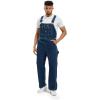 Dickies Men’s Bib Overall(Washed Indigo Blue)