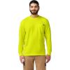 Dickies Men’s Big and Tall Long Sleeve Heavyweight Crew Neck(Bright Yellow)