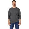 Dickies Men’s Big and Tall Long Sleeve Heavyweight Crew Neck(Charcoal Gray Heather)