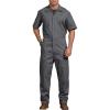 Dickies Men’s Short Sleeve Coverall(Gray V1)