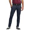 Dickies Men’s Skinny Straight Double Knee Work Pants(Dark Navy V1)