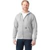 Dickies mens Big Tall Full Zip Fleece Hoodie(Heathered Gray)