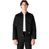 Dickies mens Insulated Eisenhower Front-zip Jacket(Black)