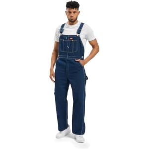 Dickies Men’s Bib Overall(Washed Indigo Blue)