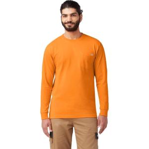 Dickies Men’s Big and Tall Long Sleeve Heavyweight Crew Neck(Orange)