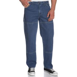 Dickies Mens Relaxed Fit Workhorse Jean(Stone Washed Indigo Blue)