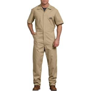 Dickies Men’s Short Sleeve Coverall(Khaki V1)
