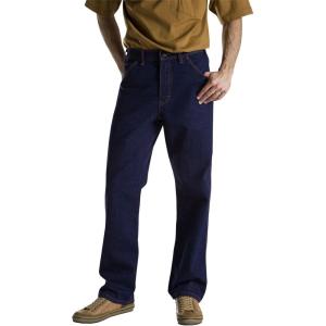 Dickies Men’s Washed Regular Fit 5-Pocket Jean(Indigo Blue Rigid V1)