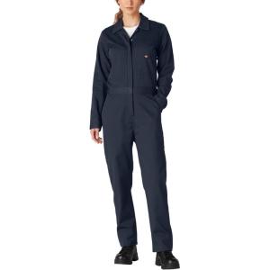 Dickies Women’s Long Sleeve Cotton Twill Coverall(Dark Navy)