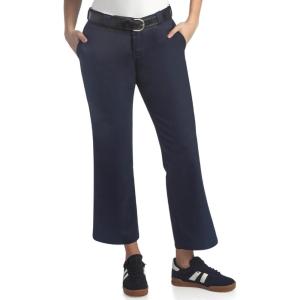 Dickies Women’s Original 774 Work Pants – Low Rise Slim Fit Stretch Business Casual & Utility Pants(Dark Navy V1)
