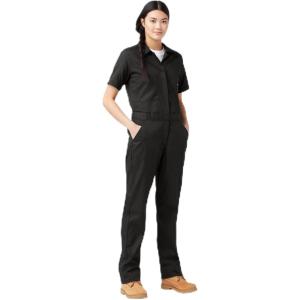 Dickies Womens Short Sleeve FLEX Coverall – P(Black V1)