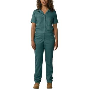 Dickies Womens Short Sleeve FLEX Coverall – P(Lincoln Green)