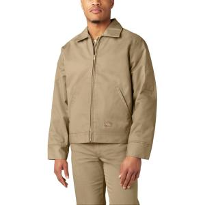 Dickies mens Insulated Eisenhower Front-zip Jacket(Khaki)