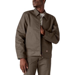 Dickies mens Insulated Eisenhower Front-zip Jacket(Mushroom)