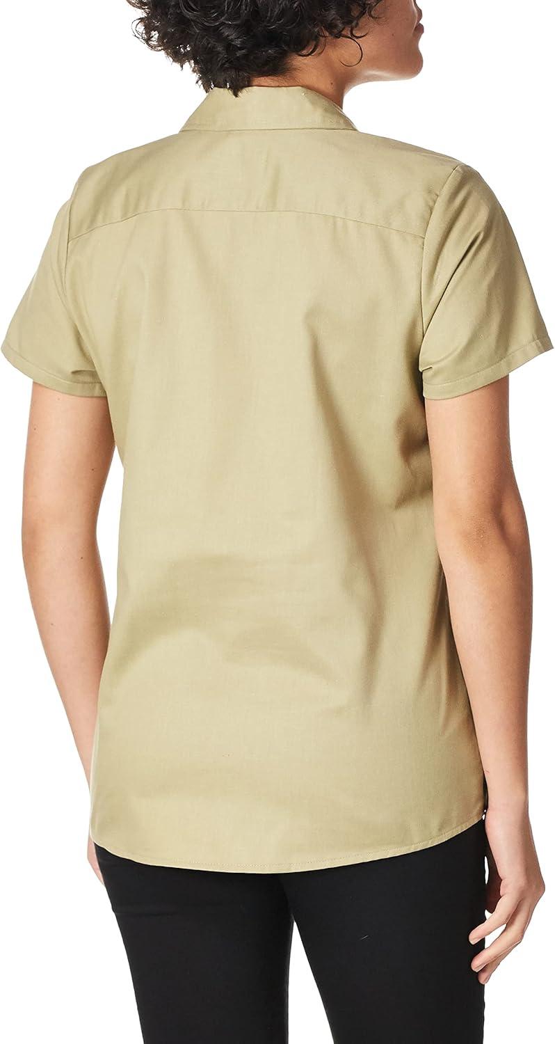 image:imageDickies Womens ShortSleeve Work ShirtKhaki