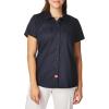 Dickies Womens Short-Sleeve Work Shirt(Dark Navy V1)
