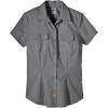Dickies Womens Short-Sleeve Work Shirt(Gray)