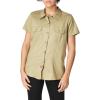 Dickies Womens Short-Sleeve Work Shirt(Khaki)