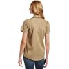Dickies Womens Short-Sleeve Work Shirt(Khaki)