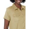 Dickies Womens Short-Sleeve Work Shirt(Khaki)