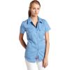 Dickies Womens Short-Sleeve Work Shirt(Light Blue)