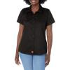 Dickies Womens Short-Sleeve Work Shirt(Black)
