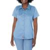 Dickies Womens Short-Sleeve Work Shirt(Light Blue)