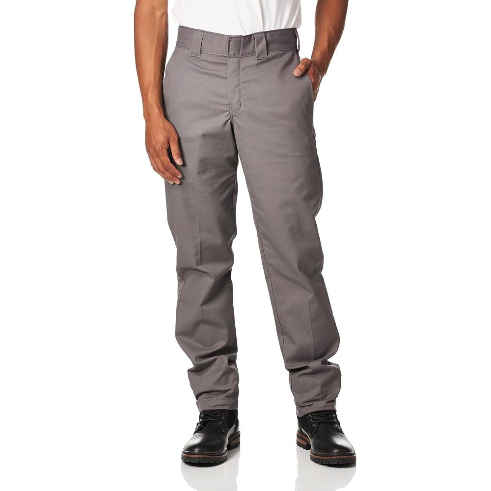 image:imageDickies Mens Flex Slim Fit Taper Leg MultiUse Pocket Work PantsGravel Gray V1