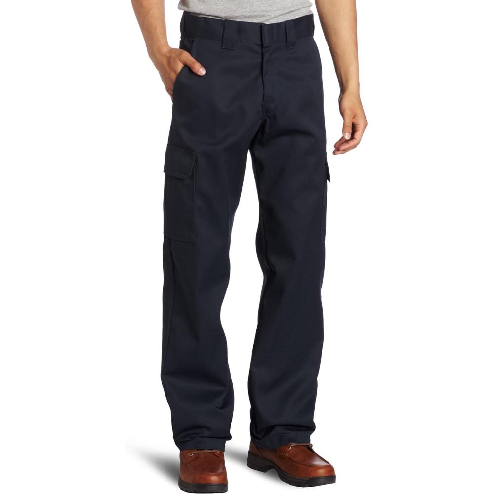 image:imageDickies Mens Relaxed Straightfit Cargo Work Utility Pants Dark Navy 32W x 32L US