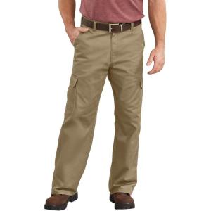 Dickies Men’s Loose-Fit Cargo Work Pant(Khaki)