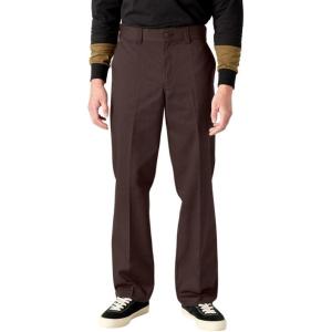 Dickies Men’s Skateboarding Regular Fit Twill Pants(Chocolate Brown)