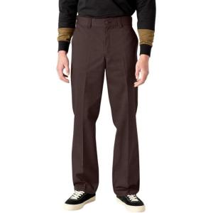 Dickies Men’s Skateboarding Regular Fit Twill Pants(Chocolate Brown V2)