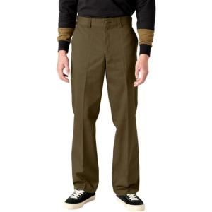 Dickies Men’s Skateboarding Regular Fit Twill Pants(Dark Olive)