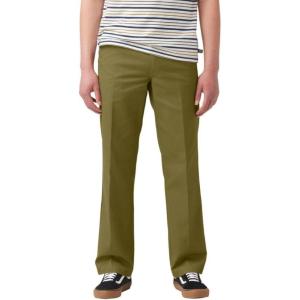 Dickies Men’s Skateboarding Regular Fit Twill Pants(Green Moss)