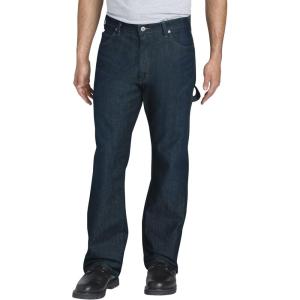 Dickies Men’s Relaxed Fit Five-pocket Flex Performance Carpenter Jean(Tinted Heritage Khaki V1)