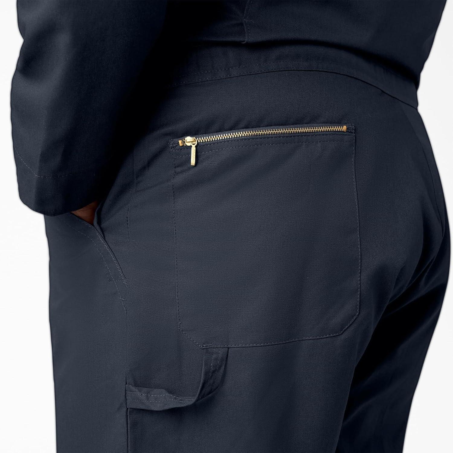 image:imageDickies Mens Deluxe Long Sleeve Coveralls 75 oz Twill Mechanic Jumpsuit with Zipper Front Industrial Uniform FitDark Navy