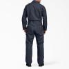 Dickies Men’s Deluxe Long Sleeve Coveralls – 7.5 oz Twill Mechanic Jumpsuit with Zipper Front Industrial Uniform Fit(Dark Navy)