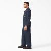 Dickies Men’s Deluxe Long Sleeve Coveralls – 7.5 oz Twill Mechanic Jumpsuit with Zipper Front Industrial Uniform Fit(Dark Navy)