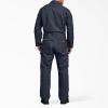 Dickies Men’s Deluxe Long Sleeve Coveralls – 7.5 oz Twill Mechanic Jumpsuit with Zipper Front Industrial Uniform Fit(Dark Navy V1)