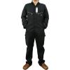Dickies Men’s Deluxe Long Sleeve Coveralls – 7.5 oz Twill Mechanic Jumpsuit with Zipper Front Industrial Uniform Fit(Black V1)